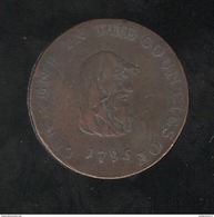 ½ Penny Cambridgeshire - Industry Has Its Sure Reward - 1795 - TTB - Monetari/ Di Necessità
