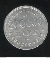 Notgeld Allemagne 200 000 Mark Hambourg 1923 SUP - Autres & Non Classés