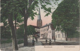 AK Buxtehude Harburgerstrasse Harburger Straße Kirche Gasthof ? A Stade Hamburg Horneburg Neu Wulmstorf Jork Apensen - Buxtehude