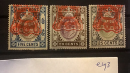 E193 Hong Kong Collection - Timbres Fiscaux-postaux