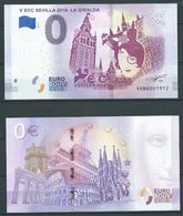 ESPAGNE SPANIEN SPAIN ESPAÑA 2018 SOUVENIR BILL FOR STAMPSHOW EXFILNA SEVILLA BILLETE SOUVENIR  - 0 EUROS - S / C - [ 6] Gedenkausgaben