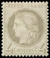 ** CERES DENTELE - 52    4c. Gris, Frais Et TB - 1871-1875 Ceres