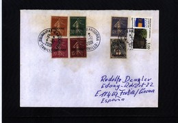 French Andorra 2001 Interesting Letter - Covers & Documents