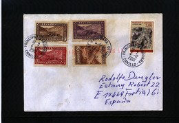 French Andorra 2001 Interesting Letter - Covers & Documents