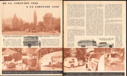 " De La  CARAVANE 1920 à La CARAVANE 1950  "    1950 - Camping