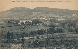 CPA - France - (69) Rhône - Limonest - Vue Générale Et Panorama Sur Le Mont Verdun - Limonest