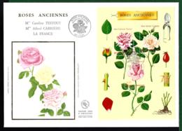 FDC ROSES ANCIENNES 1999 - ROSES - ROSEN - Afgestempeld