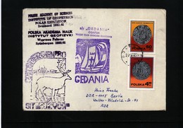 Poland / Polska 1980/81 Polish Spitzbergen Expedition Interesting Cover - Expéditions Arctiques