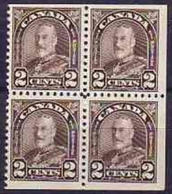 CANADA 1931 # 166 BOOKLET PANE OF 4 MNH  6068-RD - Volledige Velletjes