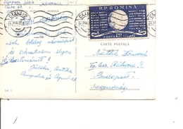 Roumanie ( CP De 1960 De Cluj Vers La Hongrie à Voir) - Lettres & Documents