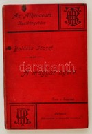 Balassa József: A Magyar Nyelv. A Művelt Közösség Számára. Bp., 1899. Athenaeum. Festett Egészvészon Kötésben. - Sin Clasificación