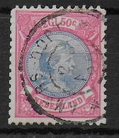 NEDERLAND - 1891 - YVERT N° 47 OBLITERE - COTE = 175 EUR. - Gebraucht