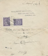 Turchia Turkey 1924 Cover From ADANA To CHICAGO , U.S.A - Brieven En Documenten