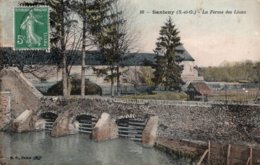 CPA   94   SANTENY---LA FERME DES LIONS---1908 - Santeny