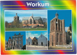 Workum - Oude Stadshuis, Grote Of Sint-Gertrudiskerk - (Friesland) - Workum