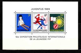 Luxembourg 1969 Juventus Mi#Block 8 Mint Never Hinged - 1965-91 Jean