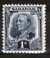 Sarawak 1932 Single One Cent Indigo Stamp. - Sarawak (...-1963)