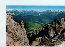 U3997 Cartolina 1972 SPORT: ARRAMPICATA, CLIMBING, ESCALADE - Panorama Della Val Comelico (veneto, Italia) - Climbing