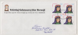 TURQUIE,TURKEI TURKEY,TEKIRDAG GALATASARAYLILAR DERNEGI COVER - Lettres & Documents