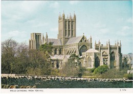 E850 WELLS CATHEDRAL - FROM TOR HILL - Wells