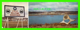 FROBISHER BAY, N.W.T. - 2 MULTIVUES - WELCOME BIENVENUE - DIMENSION 9 X 25 Cm - - Other & Unclassified