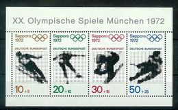 Bund 1971:  Mi.-Nr. 684 - 687 Block 6: Olymp.Sommerspiele      ** - 1959-1980