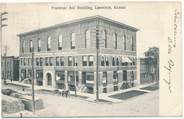 KANSAS - LAWRENCE - Fraternal Aid Building - Lawrence
