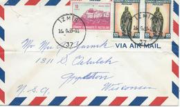 Turchia Turkey 1963 Cover From Izmir To U.S.A - Lettres & Documents