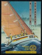 Rare //Etiquette De Vin // Bateaux à Voiles //  Rosé Du Valais Whitbread Round The World Race 1989/90 - Segelboote & -schiffe