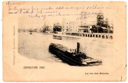 13. Marseille. Exposition 1900. La Rue Des Nations - Exposition D'Electricité Et Autres