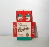 VINTAGE ORIGINAL BUDWEISER BUDWAR CARDBOARD BOX CZECHOSLOVAKIA EXPORT BEER - Bier