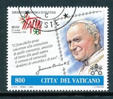 VATIKAN Mi. Nr. 1256  Internationale Briefmarkenausstellung ITALIA ’98, Mailand  - Siehe Scan -used - Usados