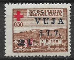 TRIESTE B 1948  PRO CROCE ROSSA SASS. 4 MNH XF - Nuovi