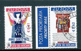 Vatikan Mi. Nr. 1459-1460 Europa: Plakatkunst - Siehe Scan - Used - Usati