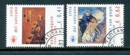 Vatikan Mi. Nr. 1461-1462 Bedeutende Maler Des 19. Jahrhunderts - Siehe Scan - Used - Used Stamps