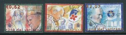 Vatikan Mi. Nr. 1471-1473 Die Weltreisen Von Papst Johannes Paul II - Siehe Scan - Used - Used Stamps
