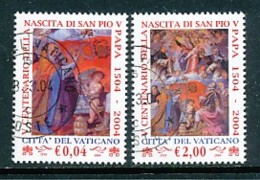 Vatikan Mi. Nr. 1482-1483 500. Geburtstag Von Papst Pius V - Siehe Scan - Used - Usados