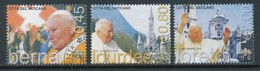 VATIKAN Mi. Nr. 1530-1532 Die Weltreisen Von Papst Johannes Paul II- Siehe Scan - Used - Usados