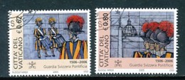 VATIKAN Mi. Nr. 1538-1539 500 Jahre Päpstliche Schweizergarde - Siehe Scan - Used - Used Stamps