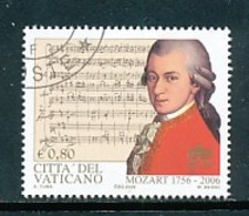 VATIKAN Mi. Nr. 1553 250. Geburtstag Von Wolfgang Amadeus Mozart - Siehe Scan - Used - Usados