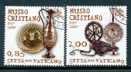 VATIKAN Mi. Nr. 1578-1579 250 Jahre Christliches Museum - Siehe Scan - Used - Usados