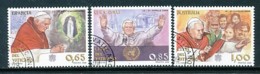 VATIKAN Mi.Nr. 1645-1647 Papstreisen 2008 - Siehe Scan - Used - Used Stamps