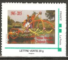 France MONTIMBRAMOI Timbres ** 50 Ans Des Chalands Fleuris 44 - Mon Timbre à Moi - Bâteau, Fleurs, Patrimoine - MTAM - Sonstige & Ohne Zuordnung