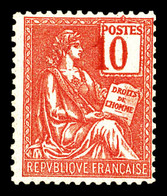 ** N°112a, 10c Mouchon, Chiffres Déplacés. TB  Qualité: **  Cote: 225 Euros - Unused Stamps