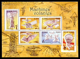 ** N°103, Machines Volantes: Piquage Partiel (non Dentelé En Partie Inférieure). SUP. R. (signé Calves/certificat)  Qual - Unused Stamps