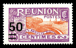 * REUNION, N°123A, 50 S 45c Violet Sur Orange. TB  Qualité: *  Cote: 350 Euros - Ungebraucht