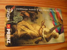 Phonecard Germany O 253 C Lesbian & Gay Pride, Painting 1.000  Ex. - K-Series: Kundenserie