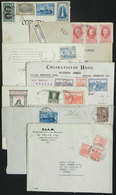 ARGENTINA: 8 Covers Posted Between 1910 And 1930 (most To Europe) With Nice And Varied Postages, Very Nice Group! - Préphilatélie