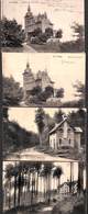 La Hulpe - Lot 4 Cartes Château Val Riant Sanatorium Animée Précurseur) - La Hulpe