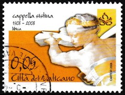 Timbre-poste Oblitéré - Libyan Sibyl Chapelle Sixtine Cappella Sistina - N° 1456 (Yvert) - Cité Du Vatican 2008 - Used Stamps